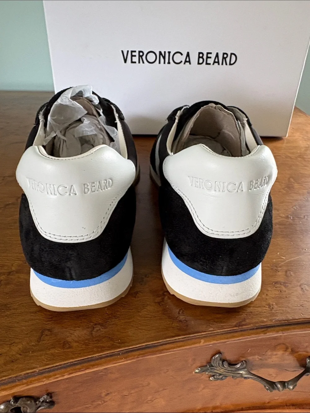Veronica Beard Penrose Black and White  Sneakers